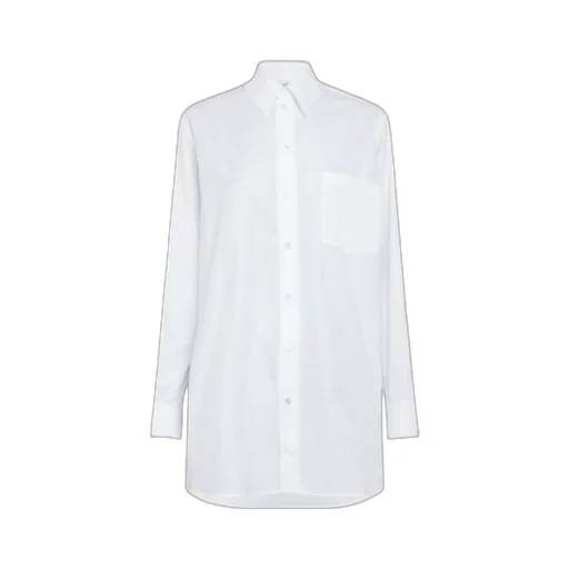 Loose Shirt In Cotton Poplin