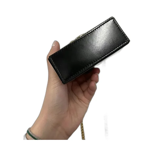 Mini Box Triomphe In Shiny Calfskin