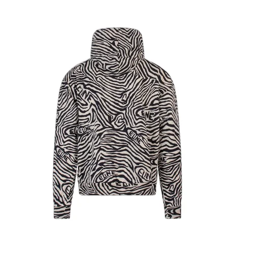 Loose Celine Hoodie In Cotton Fleece