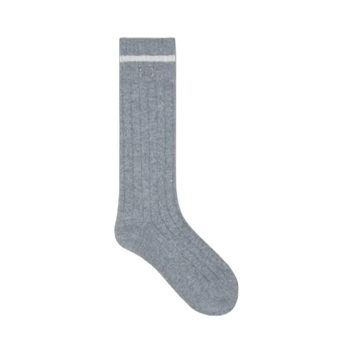 Triomphe Socks In Ribbed Cashmere