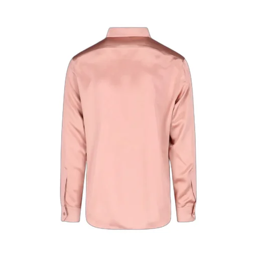 Loose Shirt In Satin Silk