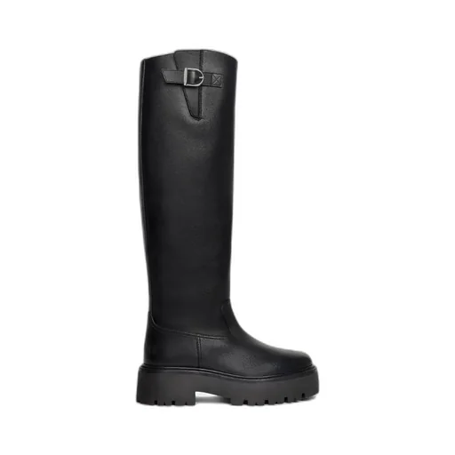 Buckled High Boot In Calfskin