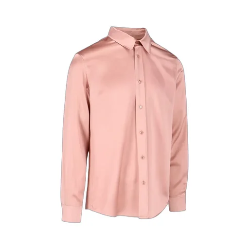 Loose Shirt In Satin Silk