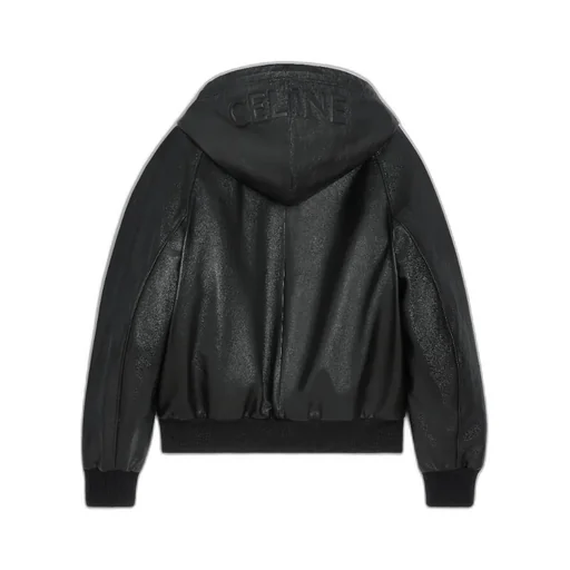 Hooded Jacket In Soft Lambskin