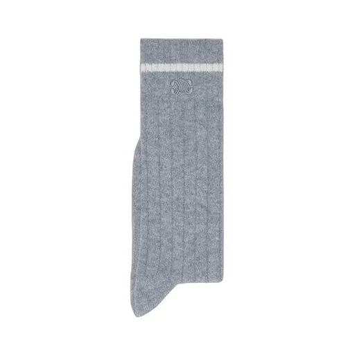 Triomphe Socks In Ribbed Cashmere