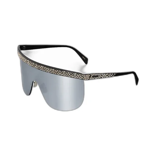 Moon Sunglasses In Metal With Crystals