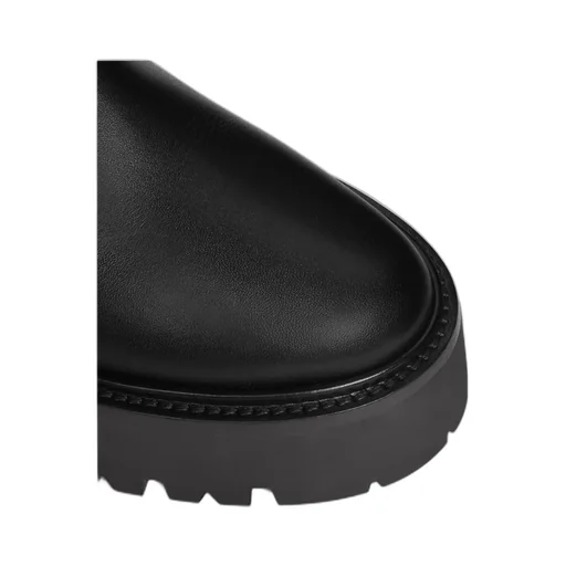 Buckled High Boot In Calfskin