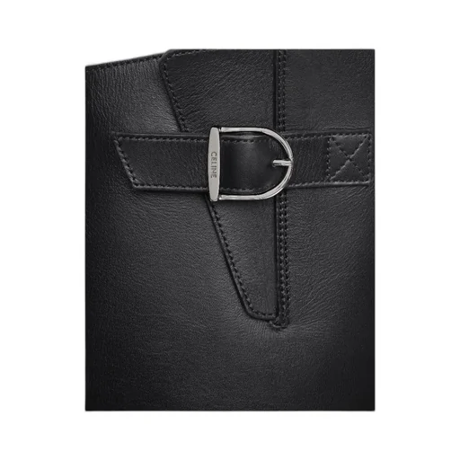 Buckled High Boot In Calfskin