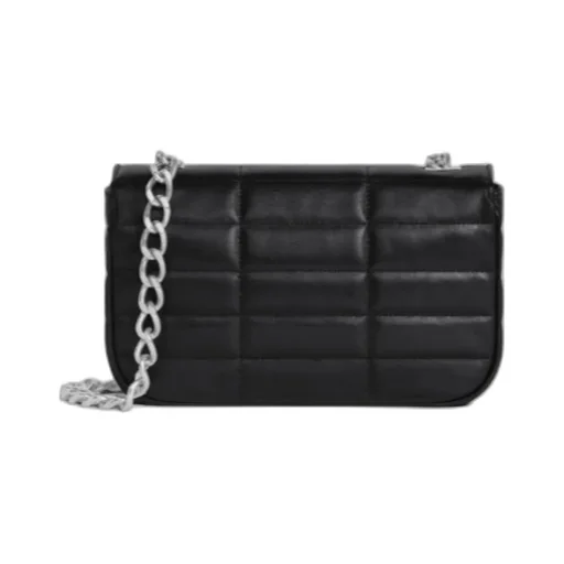 Chain Shoulder Bag Matelasse Monochrome In Quilted Goatskin