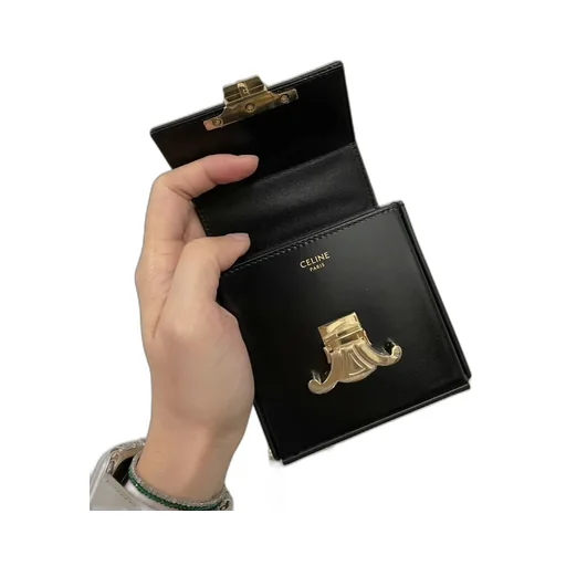 Mini Box Triomphe In Shiny Calfskin
