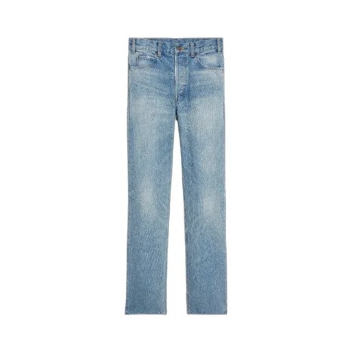 Polly Jeans In Steel Blue Wash Denim