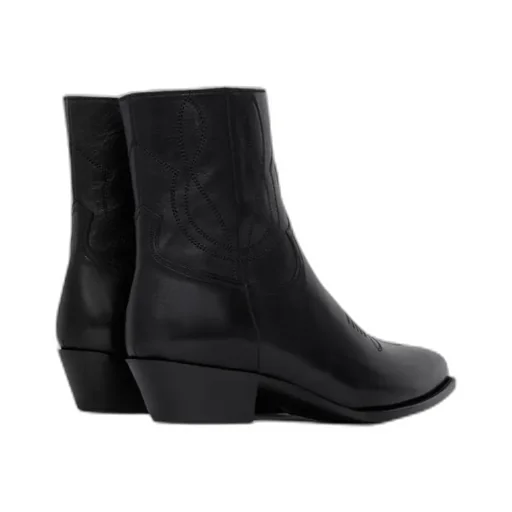 Moon Zipped Boots In Calfskin