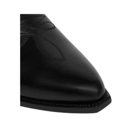 Moon Zipped Boots In Calfskin