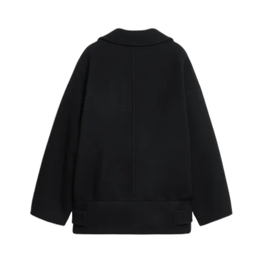 Egg-Shaped Peacoat In Felt