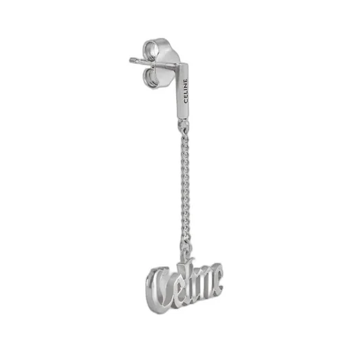 Gothic Earring In Sterling Silver With Rhodium Finish