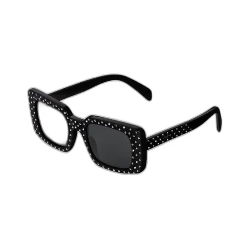 Square S213 Sunglasses In Acetate With Crystals