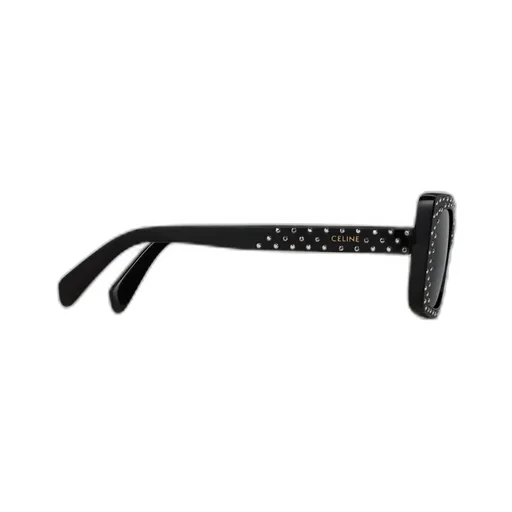 Square S213 Sunglasses In Acetate With Crystals