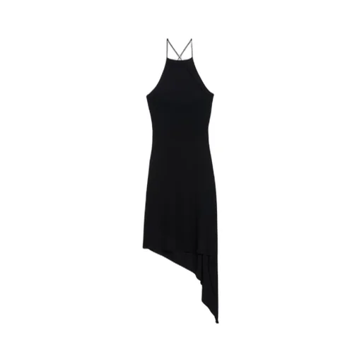 Asymmetrical Dress In Viscose Jersey