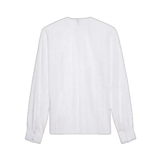 Embroidered Cotton Muslin Blouse