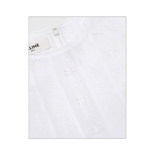Embroidered Cotton Muslin Blouse