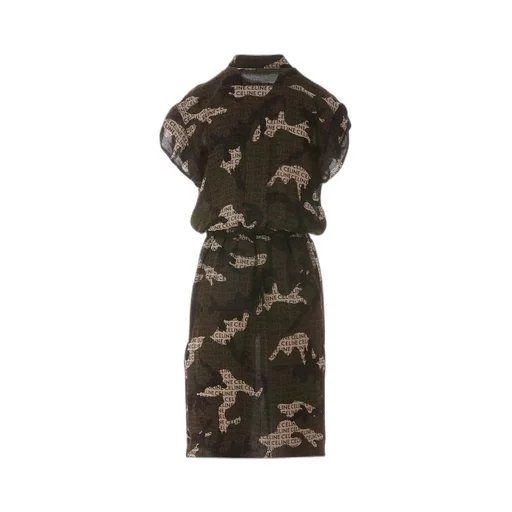 Shirt Dress In Silk Georgette