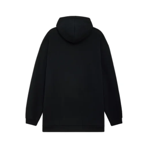 Hoodie In Cotton Fleece With Artist Embroidery