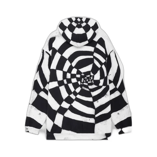 Artist Print Hoodie In Fleece