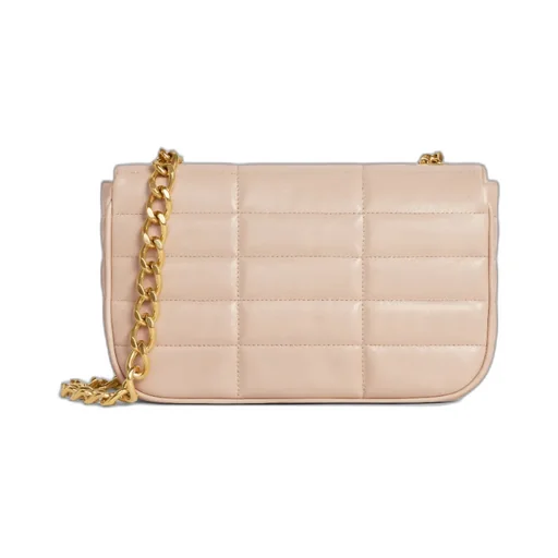 Chain Shoulder Bag Matelasse Monochrome In Quilted Goatskin