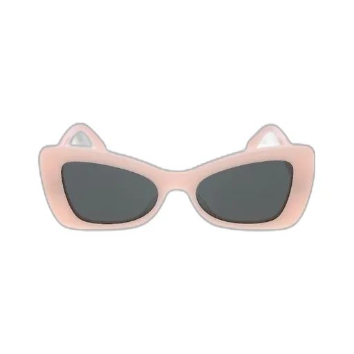 Colored Lens Cat's Eye Frame Sunglasses
