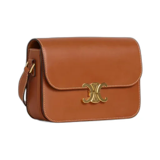 Classique Triomphe Bag In Natural Calfskin