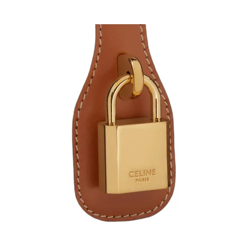 Clutch On Strap Tabou In Triomphe Canvas And Calfskin