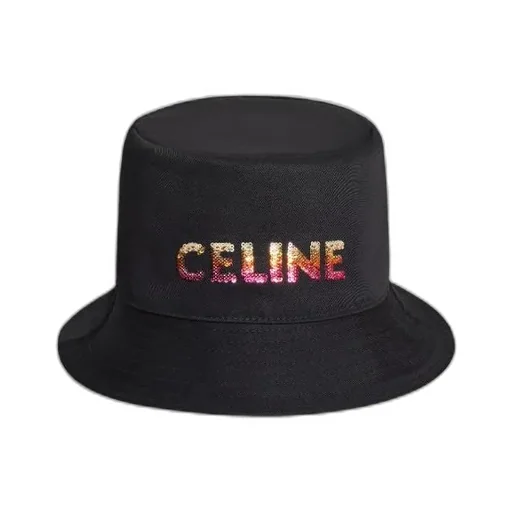 Embroidered Bucket Hat In Cotton Gabardine