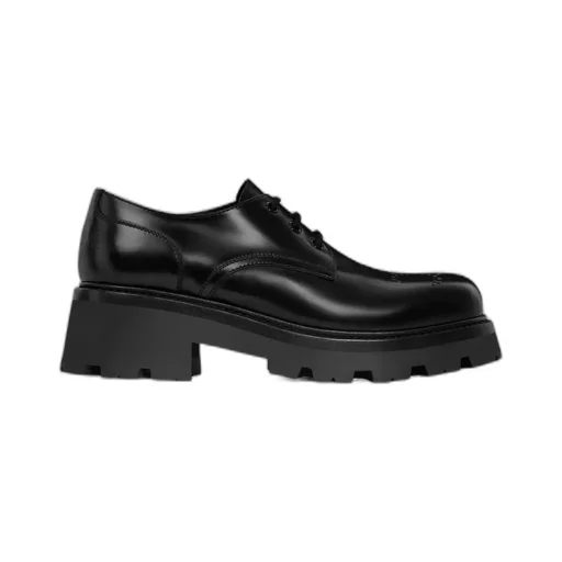 Triomphe Rangers Derby With Perforated Triomphe In Polished Bullskin