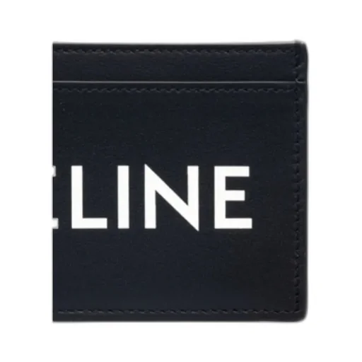 Card Holder In Smooth Calfskin With Celine Print