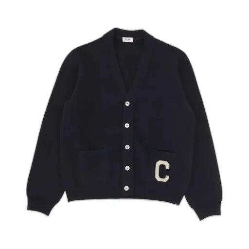 College Cardigan In Wool
