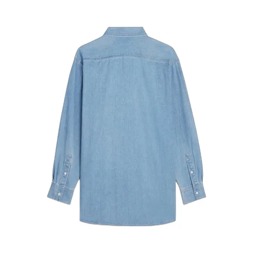 Shirt In Vintage Stone Indigo Denim