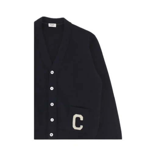 College Cardigan In Wool
