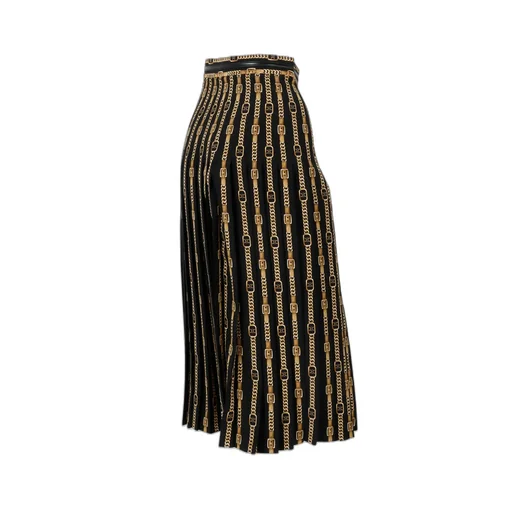 Pleated Skirt In Crepe De Chine