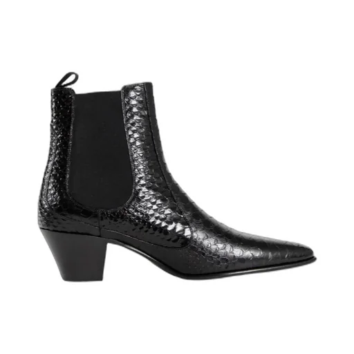 Hector Chelsea Boot In Python Stamped Calfskin