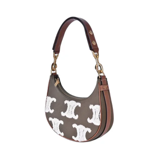 Ava Triomphe Embroidered Shoulder Bag
