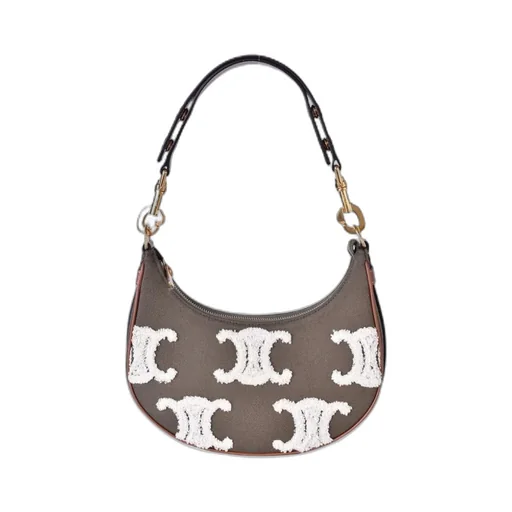 Ava Triomphe Embroidered Shoulder Bag