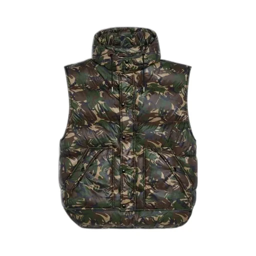 Loose Jacket In Printed Nylon