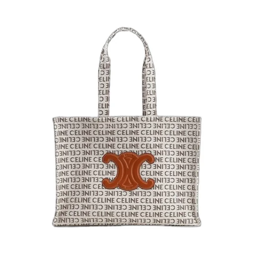 Large Cabas Thais In Textile With Celine All-Over