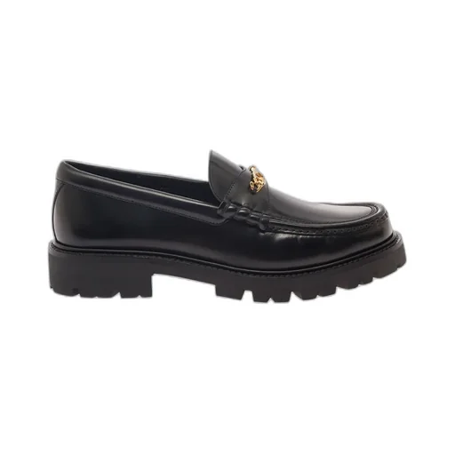 Margaret Triomphe Chain Chunky Loafer In Polished Bull