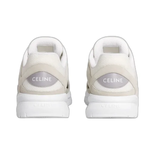 Runner Cr-03 Low Lace-Up Sneaker In Mesh, Suede Calfskin And Calfskin