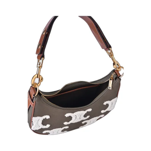 Ava Triomphe Embroidered Shoulder Bag