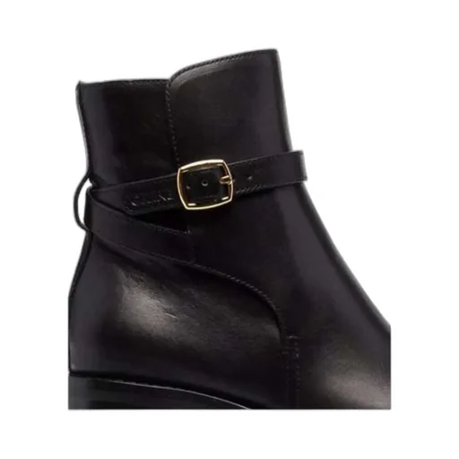 Folco Round-Headed Ankle Boots