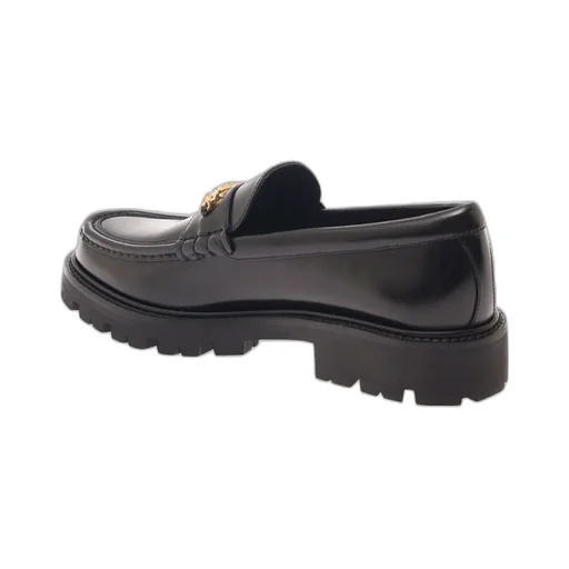 Margaret Triomphe Chain Chunky Loafer In Polished Bull