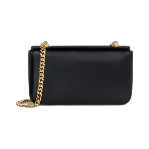 Claude Chain Shoulder Bag In Shiny Calfskin