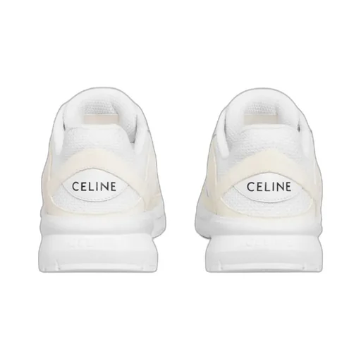 Runner Cr-03 Low Lace-Up Sneaker In Mesh, Suede Calfskin And Calfskin